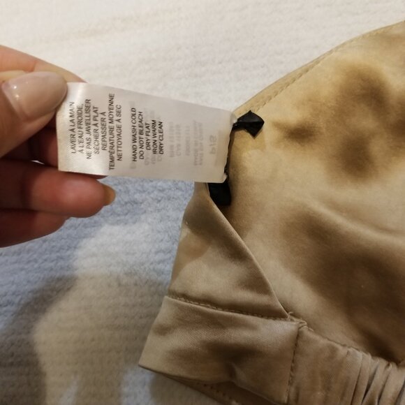 Silver Cowl Neck Mini Dress Glittery/Sparkly/Metallic Strappy Small US 6 H&M - Picture 9 of 12